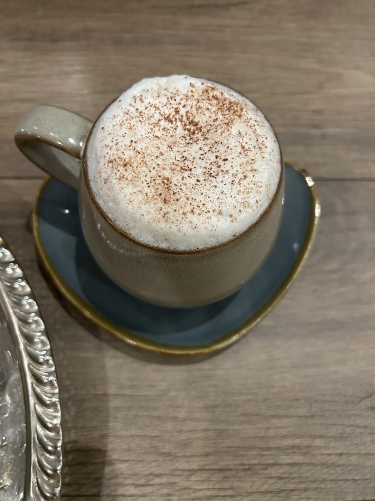 Cappuccino with cinnamon